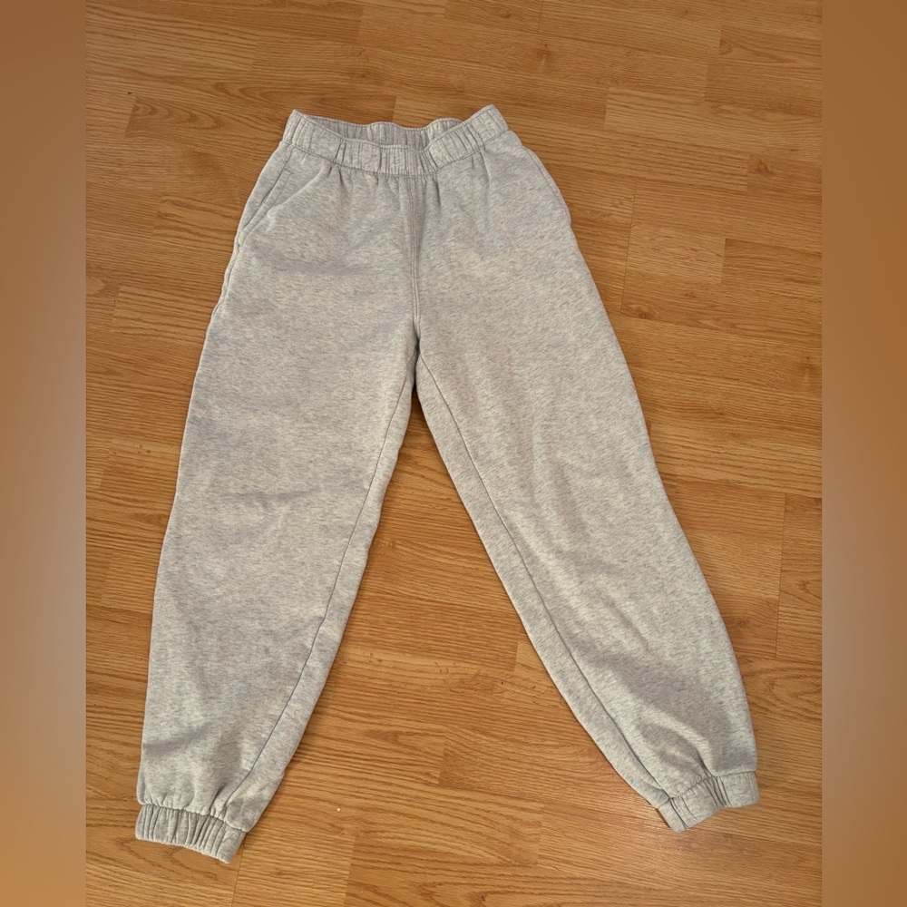 Hollister Adjustable Rise Light Gray Joggers